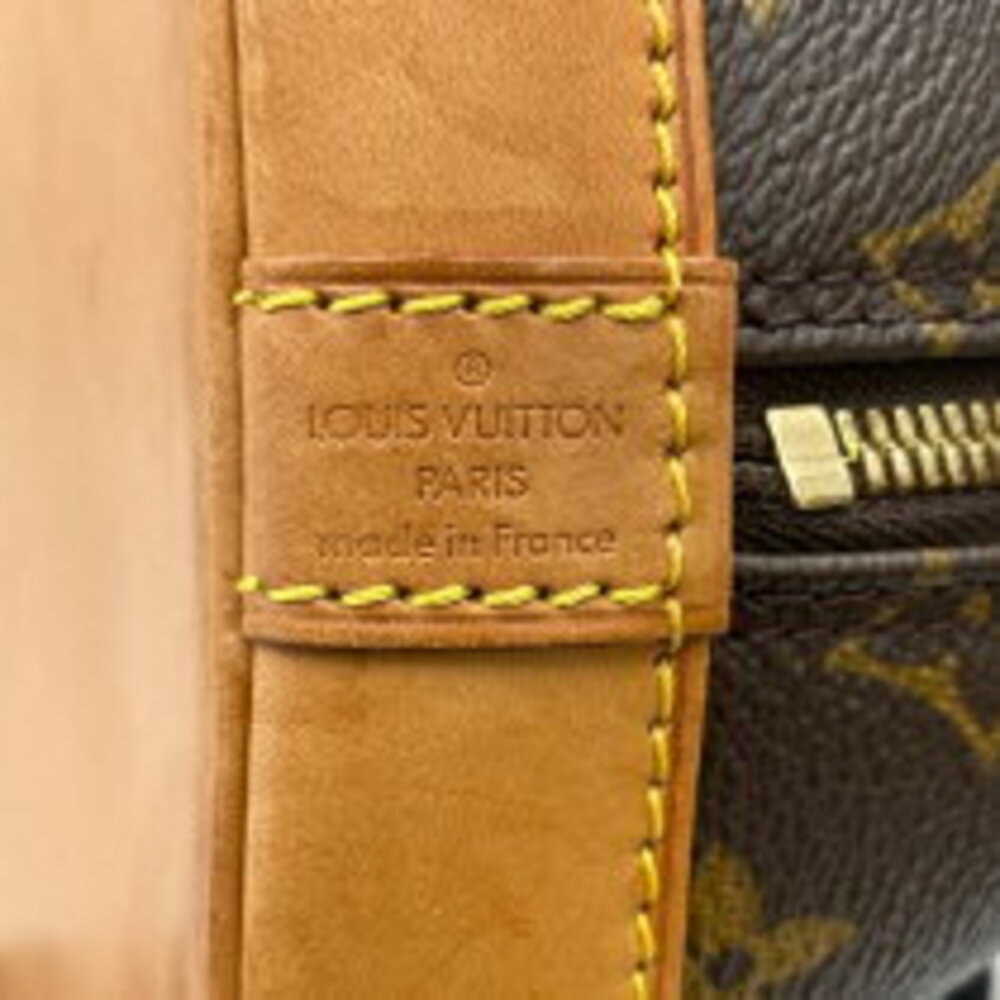 Louis Vuitton Alma Brown Monogram Handbag - Picture 6 of 11